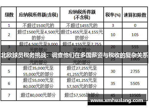 北欧球员税务挑战：调查他们在多国薪资与税收的复杂关系